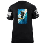 Surfer Operator T-Shirt Shirts 87407-S-BK