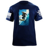 Surfer Operator T-Shirt Shirts 87407-S-NAVY