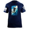 Surfer Operator T-Shirt Shirts 87407-S-NAVY