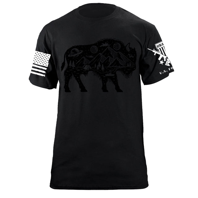 Surreal Buffalo T-Shirt Shirts 87225-S-BK