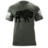 Surreal Buffalo T-Shirt Shirts 87225-3XL-MG