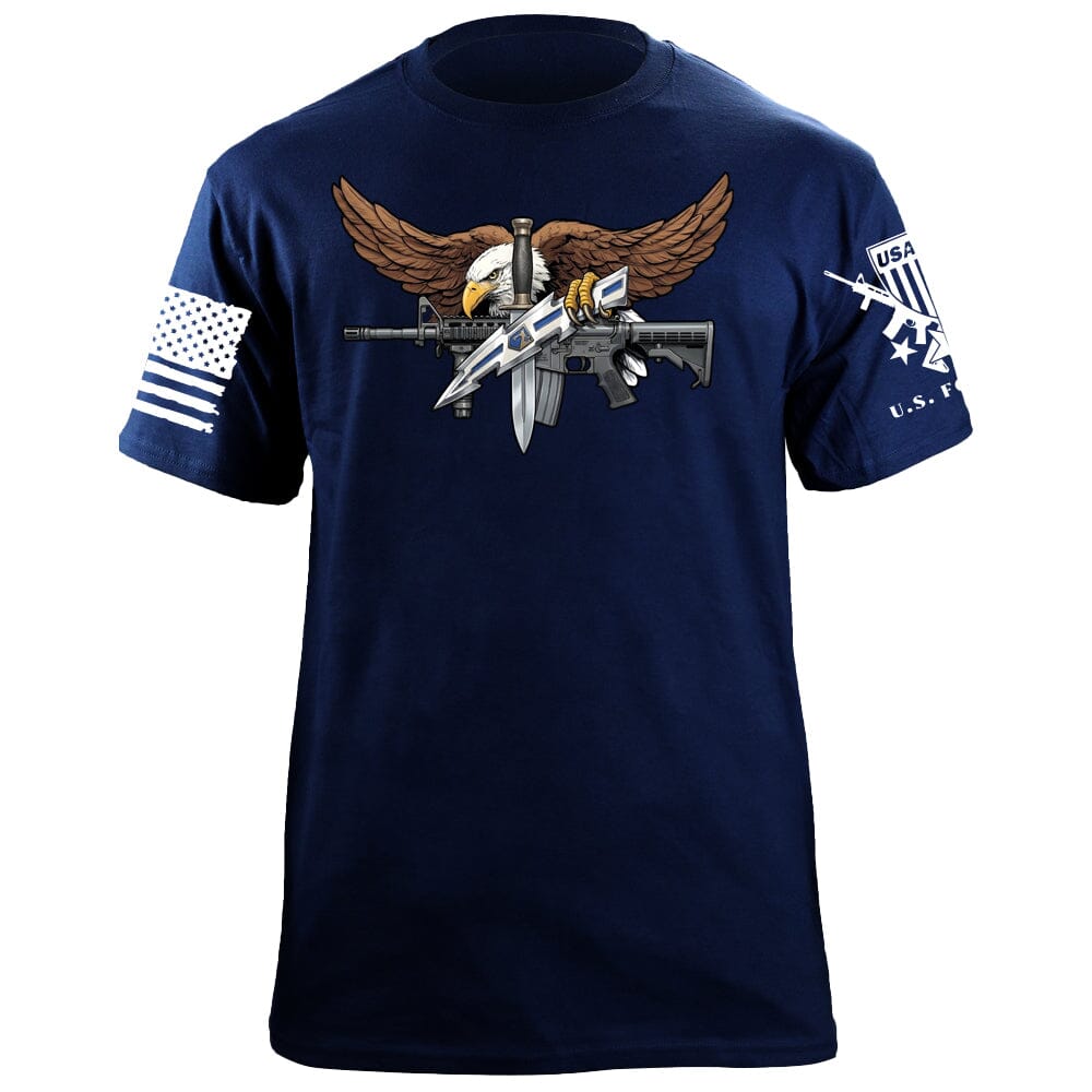 SWAT Eagle T-Shirt Shirts 88147-S-NAVY