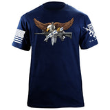 SWAT Eagle T-Shirt Shirts 88147-S-NAVY