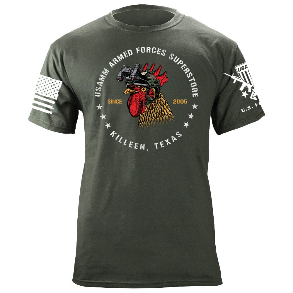 Tactical Rooster Circle T-Shirt Shirts 87267-3XL-MG