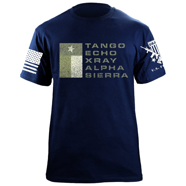 TANGO ECHO XRAY ALPHA SIERRA DRAB T-shirt Shirts 87130-S-NAVY