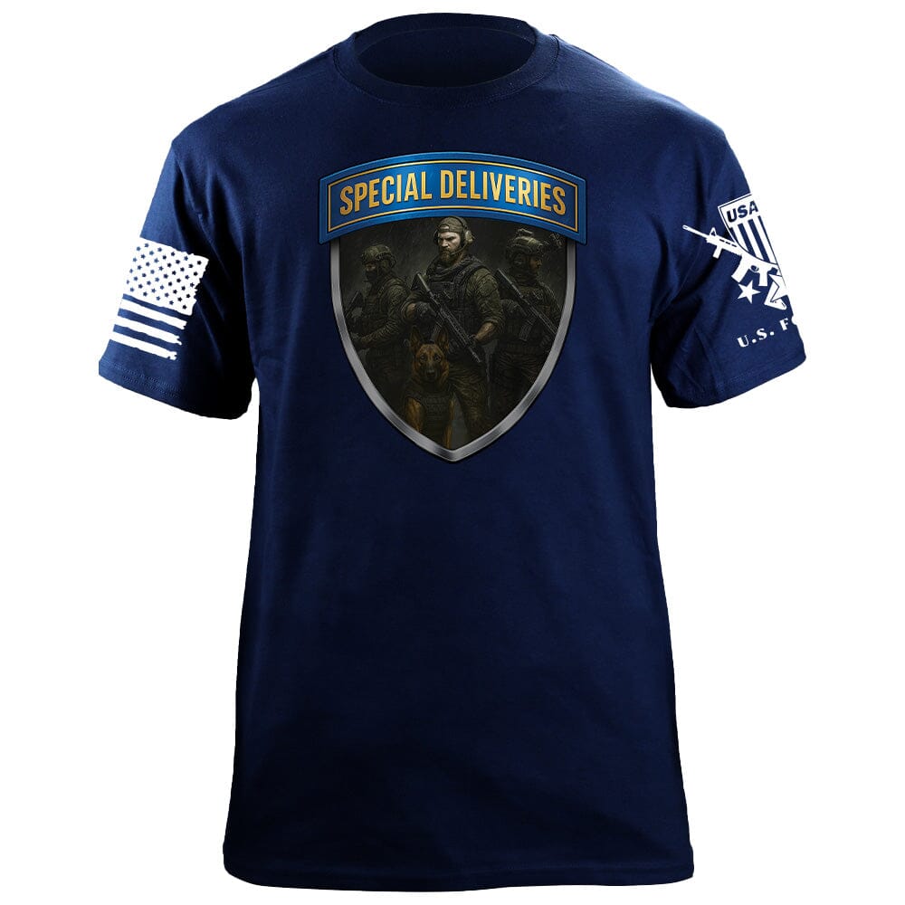 TAB Dog T-Shirt Shirts 86384-S-NAVY