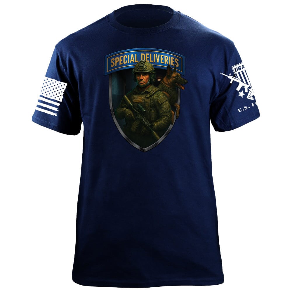TAB Dog T-Shirt Alternate Shirts 86385-S-NAVY