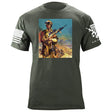 Tactical Davy Crockett Square T-Shirt Shirts 87067-3XL-MG