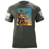 Tactical Davy Crockett Square T-Shirt Shirts 87067-3XL-MG