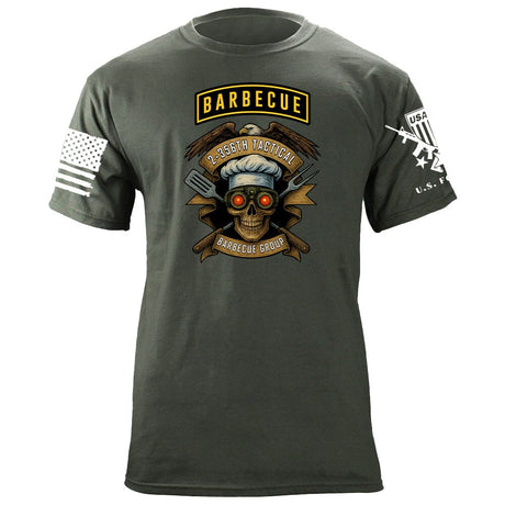 2-356th Tactical Barbecue Group T-Shirt - Eagle Shirts 86378-S-MG