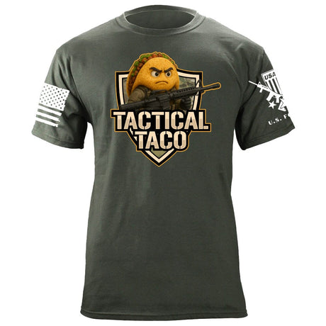 Tactical 3-D Taco T-Shirt Shirts 86376-S-MG