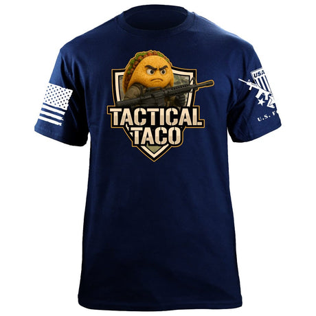 Tactical 3-D Taco T-Shirt Shirts 86376-S-NAVY