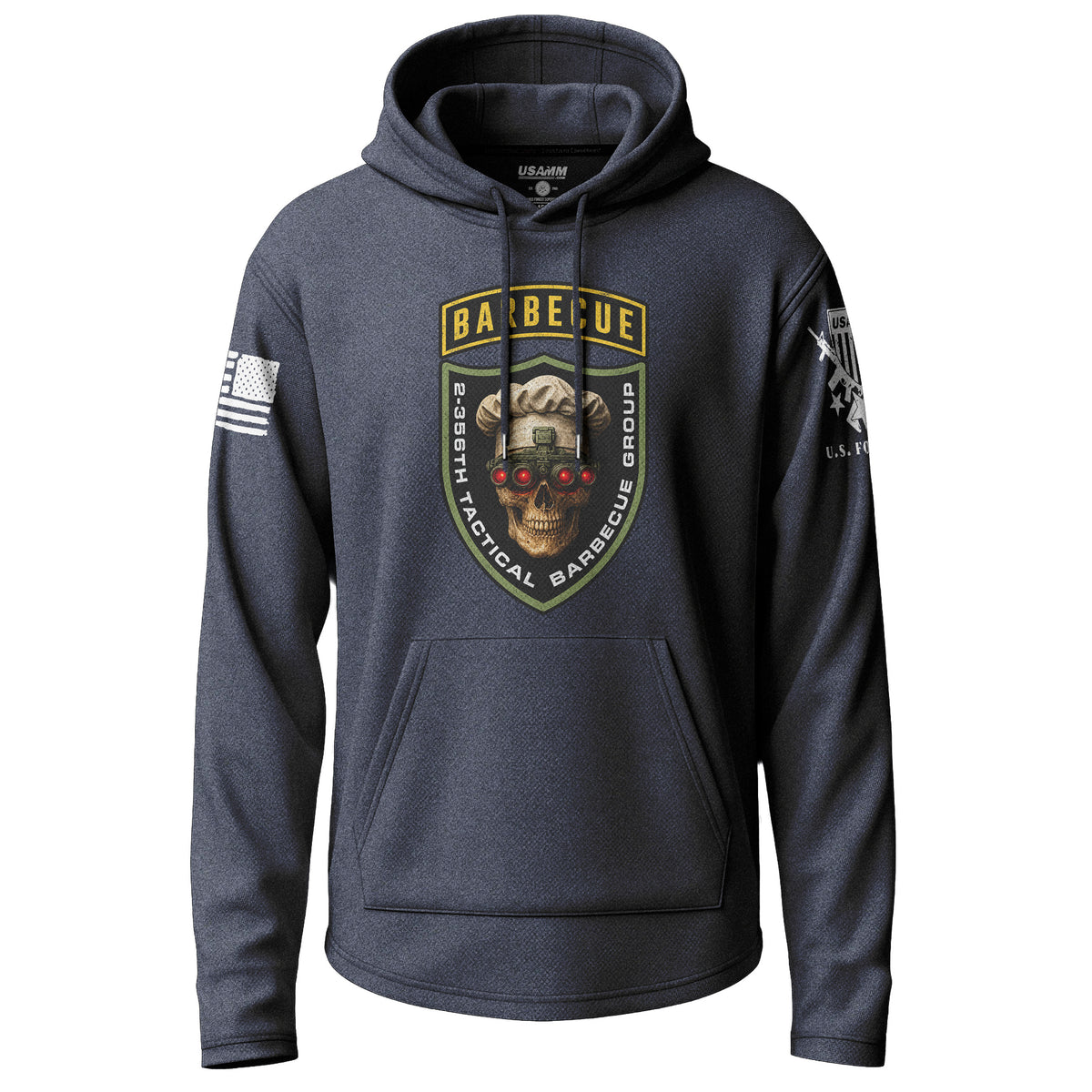 Tactical Barbecue Group Shield Lightweight Hoodie