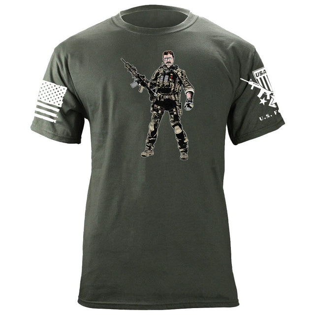 Teddy Roosevelt Operator T-Shirt Shirts 87037-S-MG