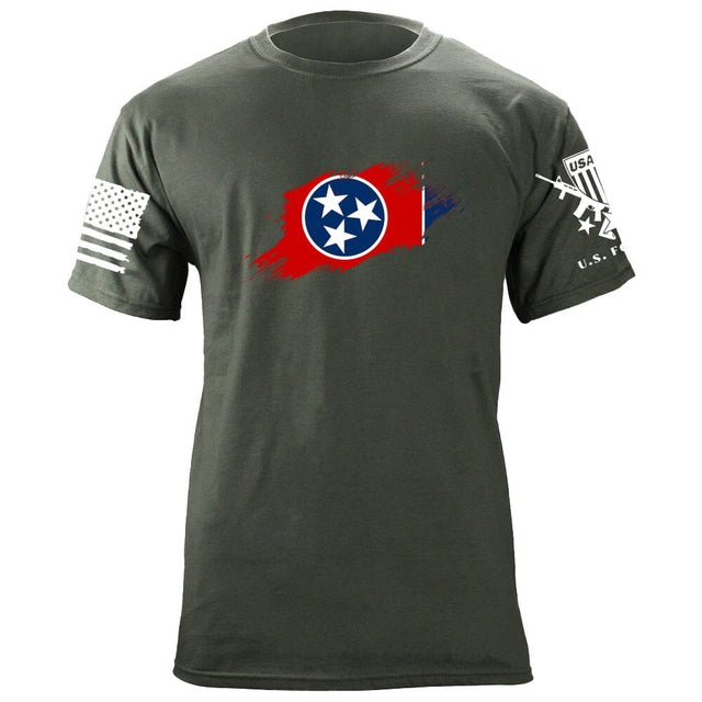 Tennessee Flag Paint Swatch T-Shirt Shirts 87090-3XL-MG