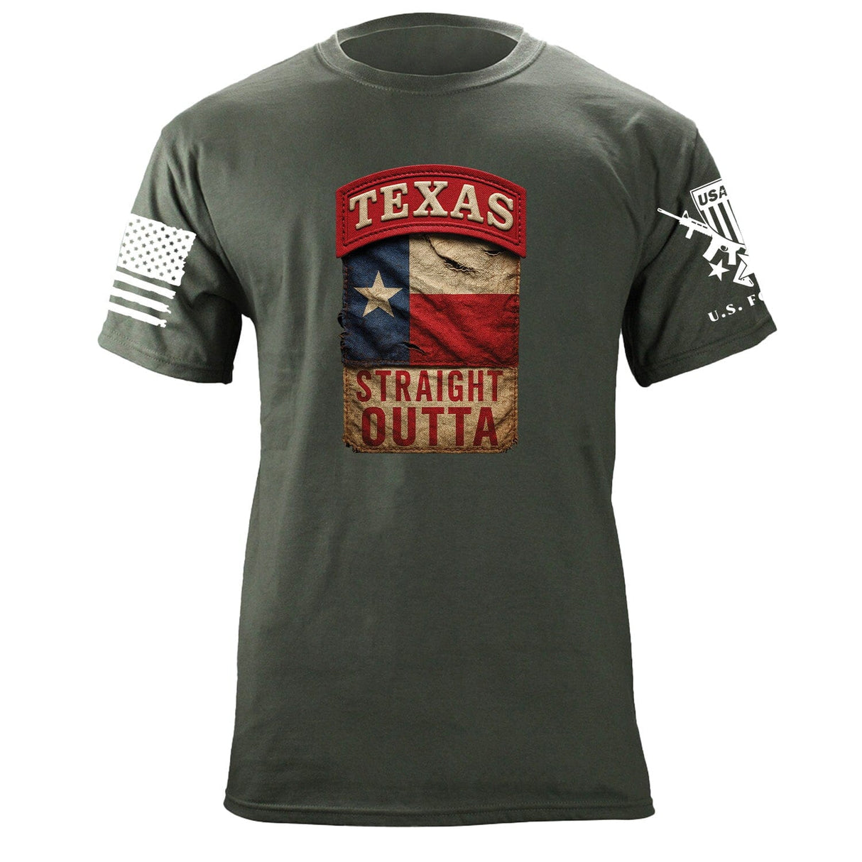 State Tab Shirt: Texas Shirts 86421-S-MG