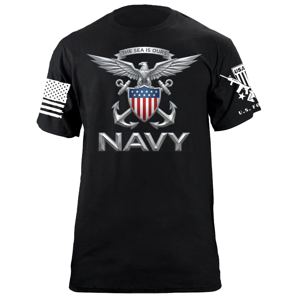 The Sea is Ours T-Shirt Shirts 88092-S-BK