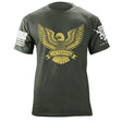 Veteran Eagle Vegas Gold Tshirt Shirts 87186-S-MG