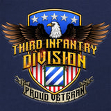 Third Infantry Eagle Shield Tshirt Shirts 
