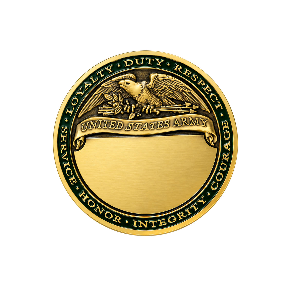 This We'll Defend Bronze Coin - Engravable