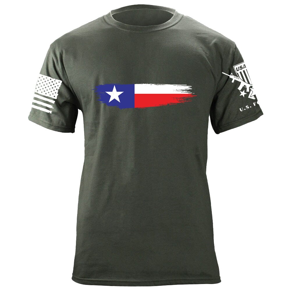Torn Texas Flag T-Shirt Shirts 87069-S-MG