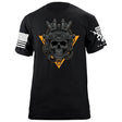 Triangle Skull Low Contrast T-Shirt Shirts 88148-S-BK