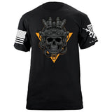 Triangle Skull Low Contrast T-Shirt Shirts 88148-S-BK