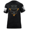 Triangle Skull Low Contrast T-Shirt Shirts 88148-S-BK