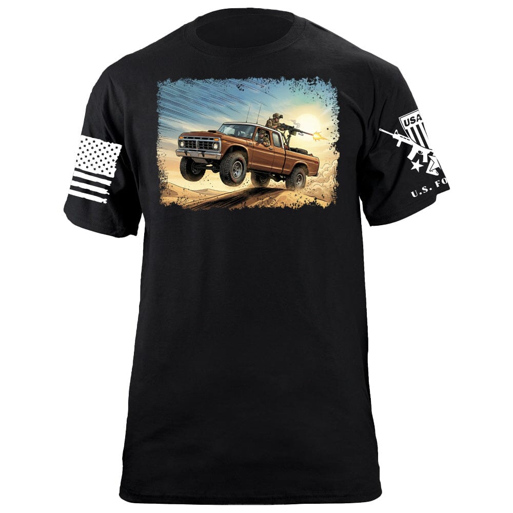 Square Body 50 Cal T-Shirt Shirts 88052-S-BK
