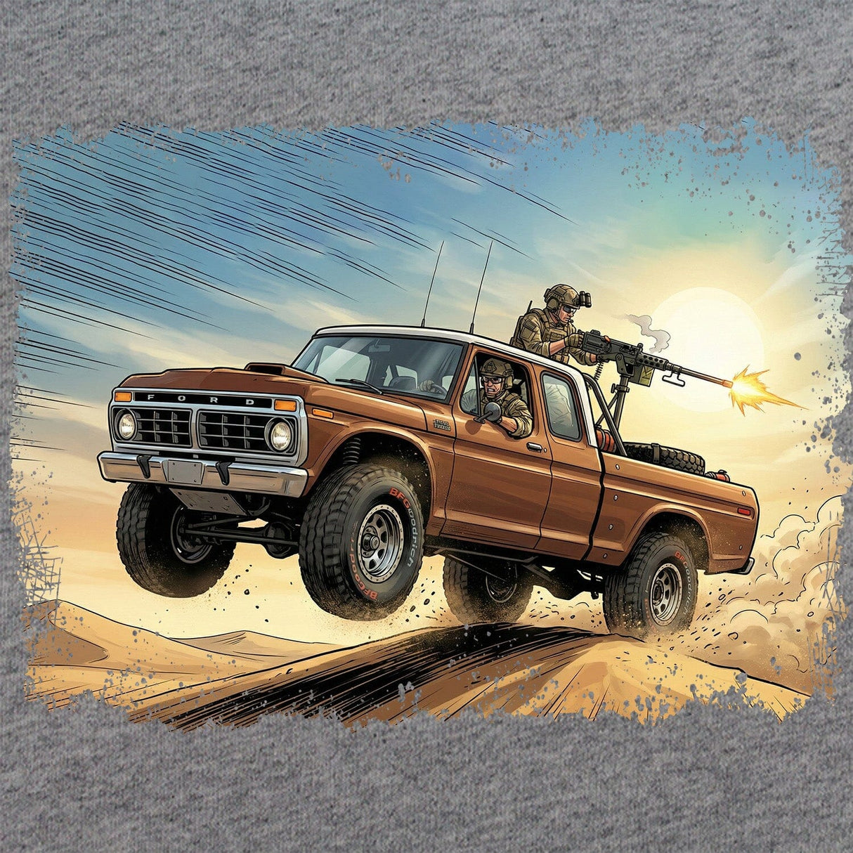 Square Body 50 Cal T-Shirt Shirts 