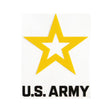 US Army Star Clear Decal Stickers and Decals 