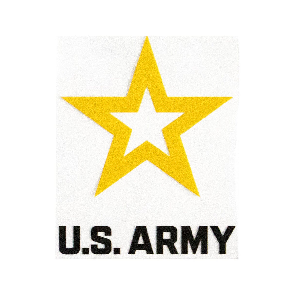 US Army Star Clear Decal Stickers and Decals 