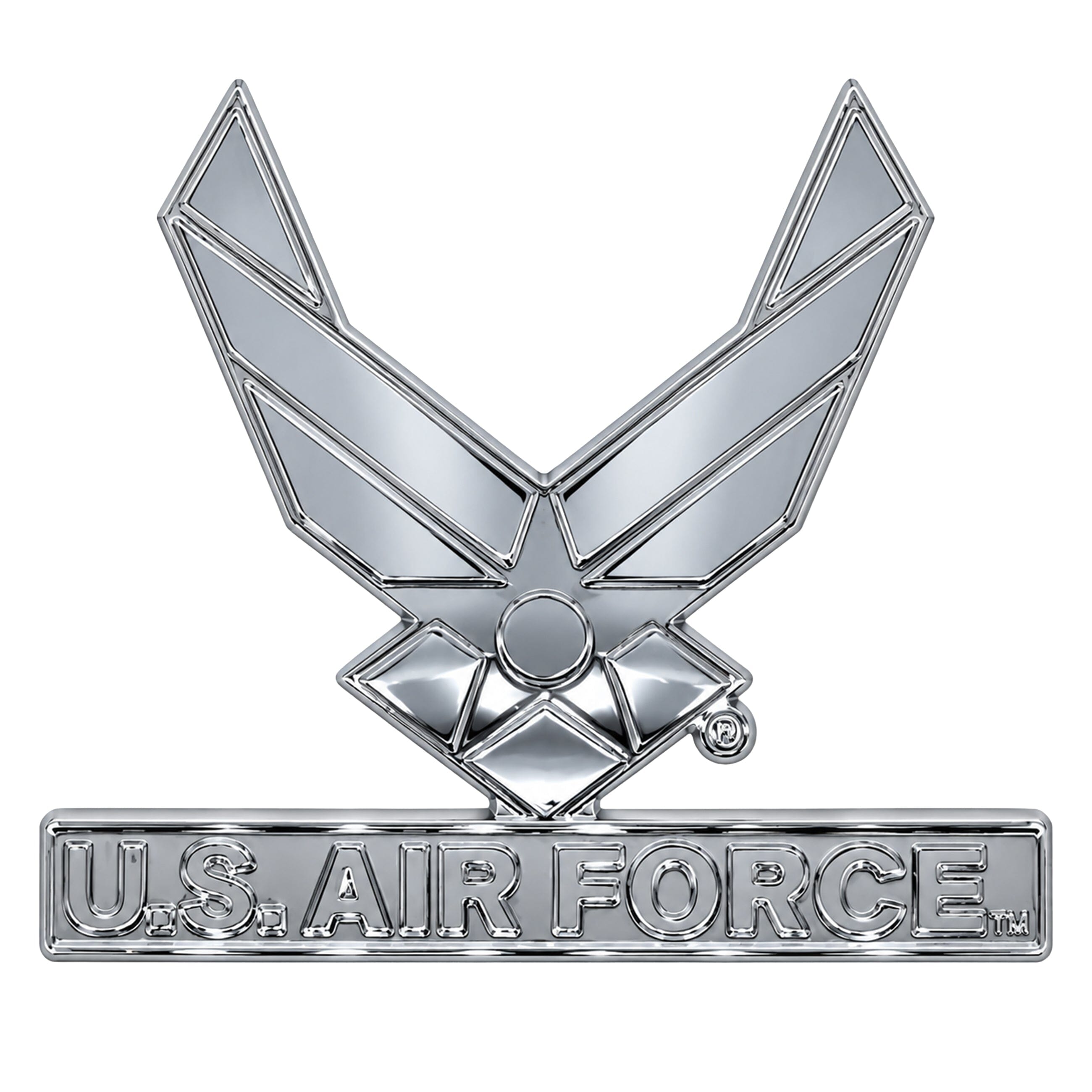 U.S. Air Force Hap Arnold Wings Chrome Auto Emblem | USAMM