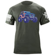 USA FLAG Jeep T-Shirt Shirts 87051-S-MG