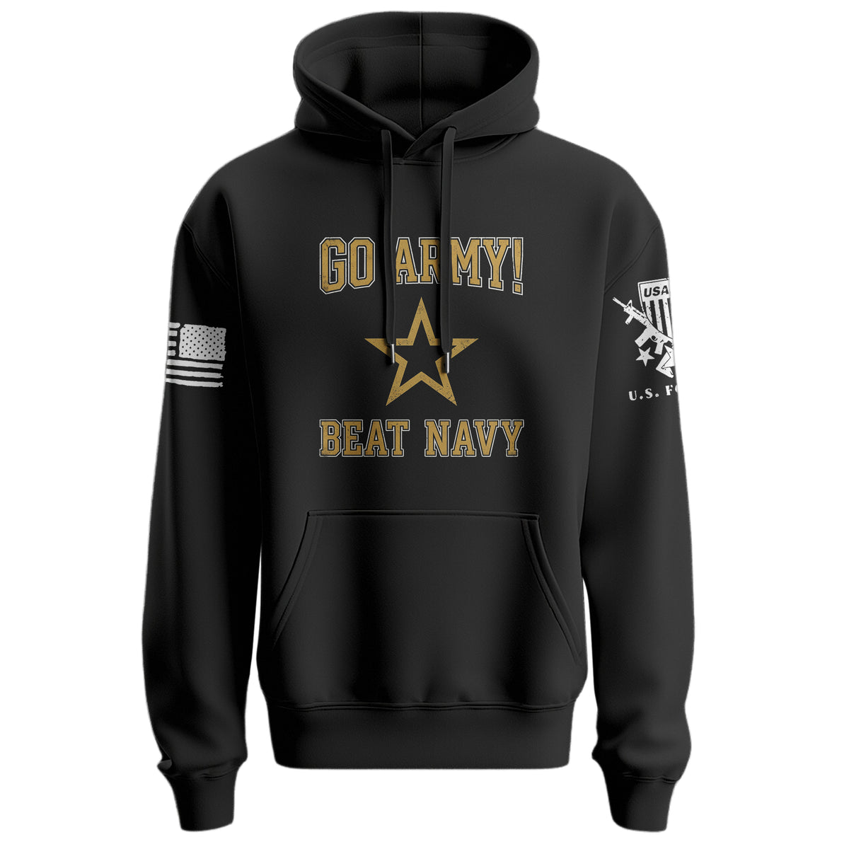 Officially Licensed Go Army - Beat Navy Star Hoodie