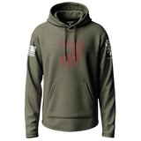 America 250 Tattered Flag Graphic Lightweight Hoodie