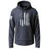 2nd Amendment Distressed Flag Tactical Graphic Lightweight Hoodie