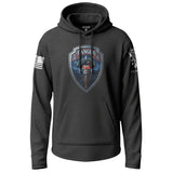 Airborne Ranger Skull Graphic Lightweight Hoodie