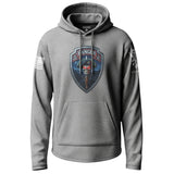 Airborne Ranger Skull Graphic Lightweight Hoodie
