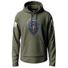 Airborne Ranger Skull Graphic Lightweight Hoodie