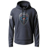 Airborne Ranger Skull Graphic Lightweight Hoodie