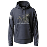 555th Heavy Rickshaw Stencil Lightweight Hoodie Lightweight Hoodie 90013-S-NAVY-THIN
