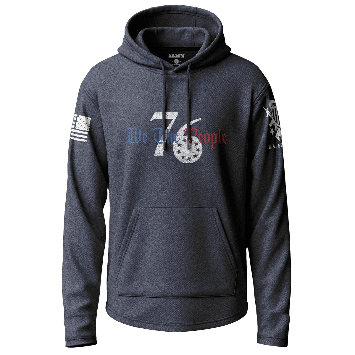 '76 - We the People Lightweight Hoodie Lightweight Hoodie 90009-S-NAVY-THIN