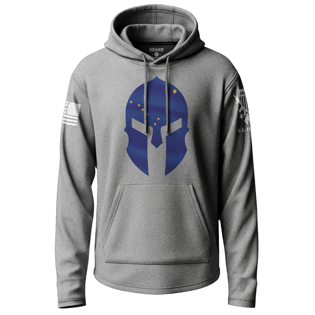 Alaska State Flag Spartan Lightweight Hoodie Lightweight Hoodie 90027-S-HG-THIN