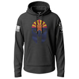 Arizona Spartan Flag Graphic Lightweight Hoodie Lightweight Hoodie 90038-S-BK-THIN