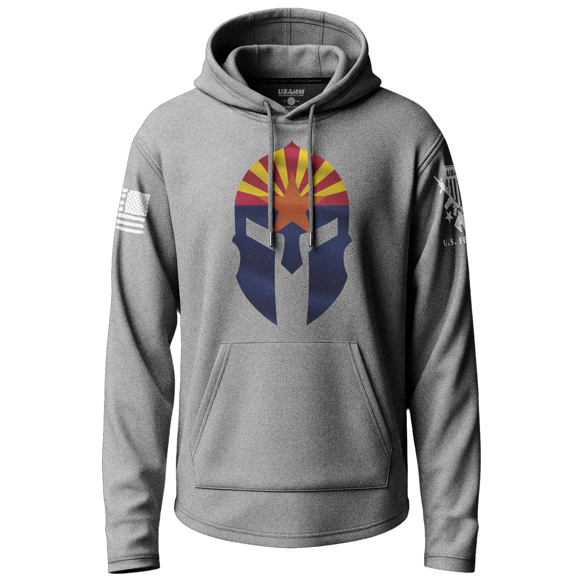 Arizona Spartan Flag Graphic Lightweight Hoodie Lightweight Hoodie 90038-S-HG-THIN