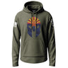 Arizona Spartan Flag Graphic Lightweight Hoodie Lightweight Hoodie 90038-S-MG-THIN