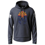 Arizona Spartan Flag Graphic Lightweight Hoodie Lightweight Hoodie 90038-S-NAVY-THIN