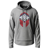 Arkansas Spartan Flag Graphic Lightweight Hoodie Lightweight Hoodie 90040-S-HG-THIN