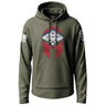 Arkansas Spartan Flag Graphic Lightweight Hoodie Lightweight Hoodie 90040-S-MG-THIN
